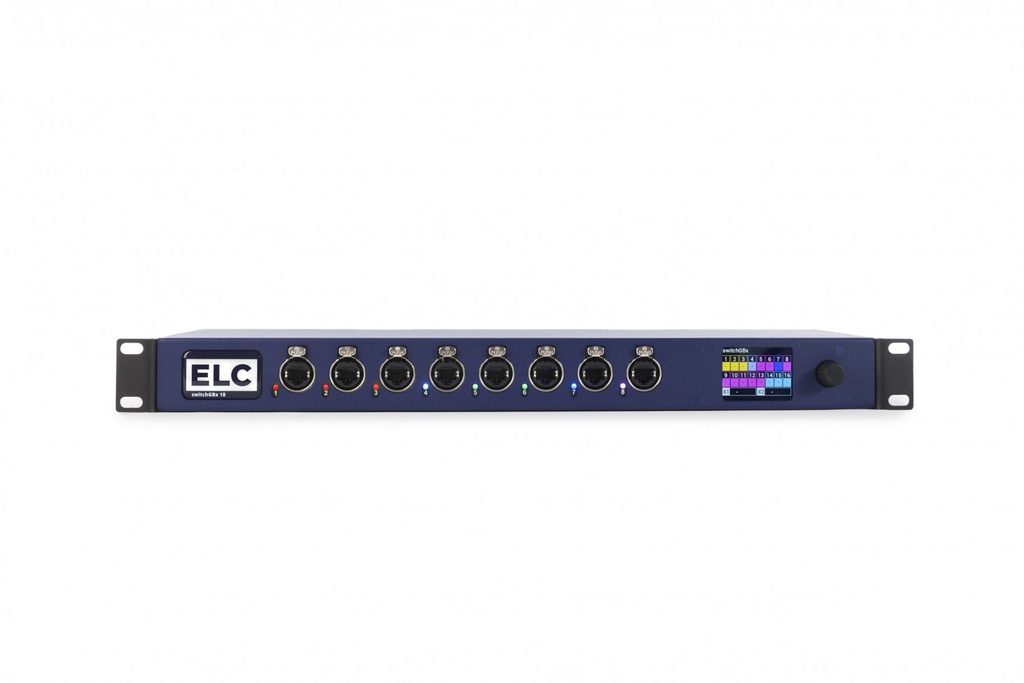 DLS18GBX 18 ports Gigabit Switch, 2 FO SFP cages, 8x PoE + 8x non-PoE ports, master for DLN8GBXSL