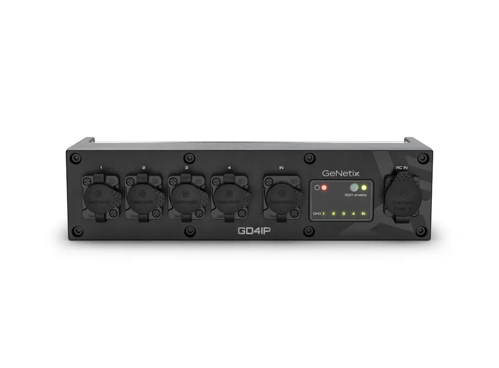ChamSys GeNetix GD4IP 4 Port DMX Splitter
