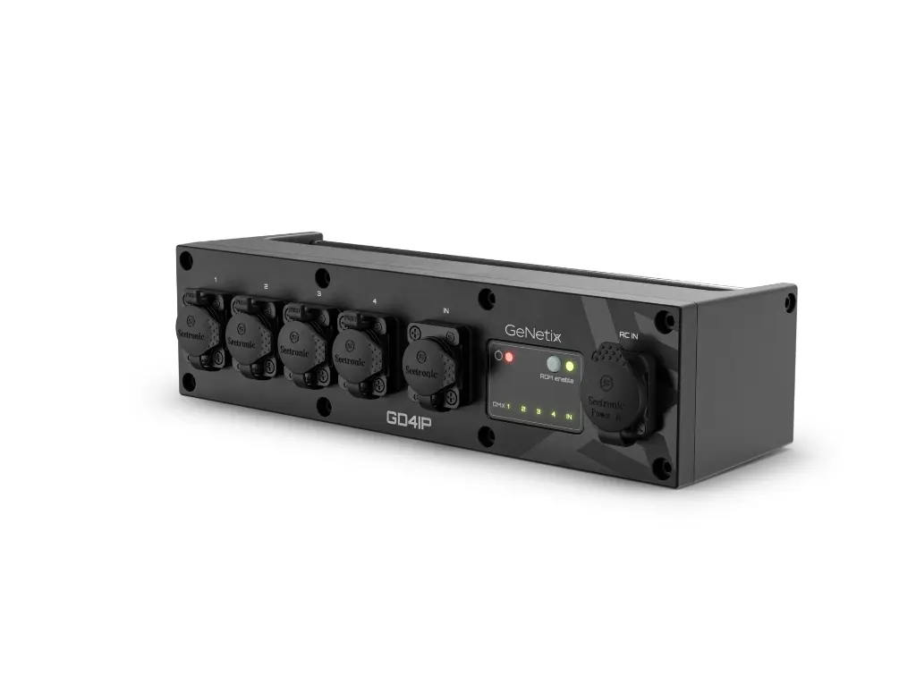ChamSys GeNetix GD4IP 4 Port DMX Splitter