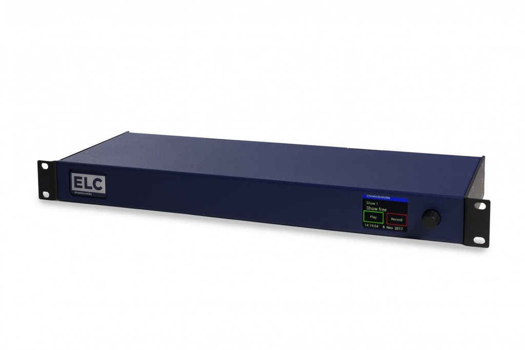 DSS GBX ShowSTORE real time 2048ch. DMX recorder on ethernet