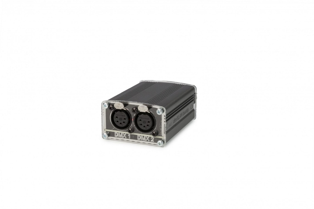 Buddy DmXLAN buddy: 2 ports DMX/Ethernet node, powered with USB