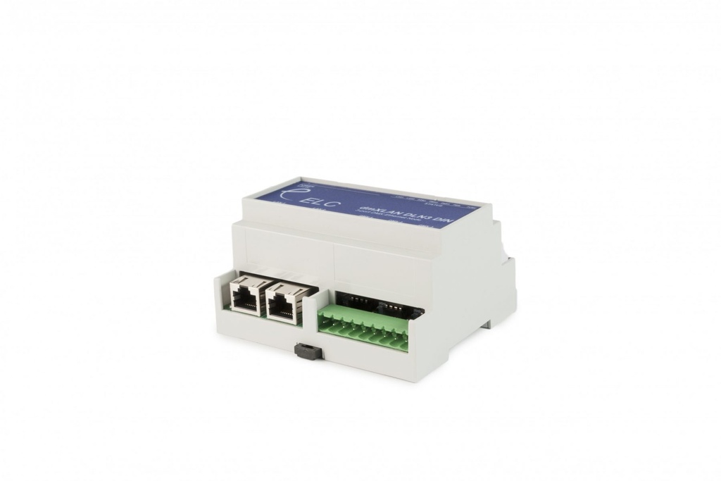 DLN3DIN FI DmXLAN node 3 : 3 ports node in DIN cabinet, full isolated