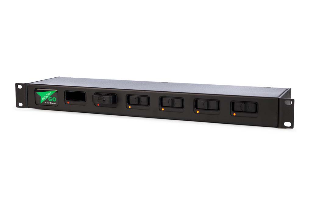 BC6 6 way rackmount battery charger