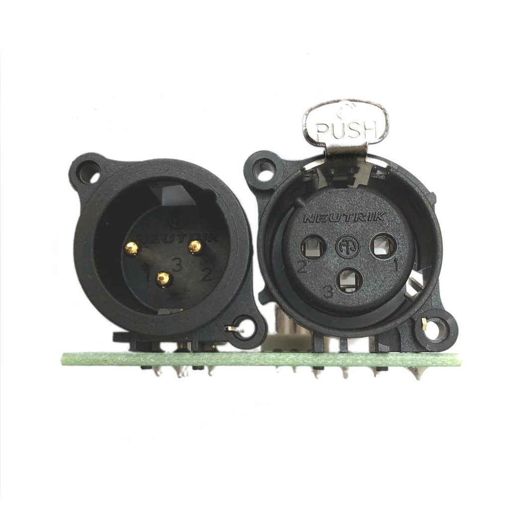 DTS - XLR 3 poles IN-OUT DMX PCB