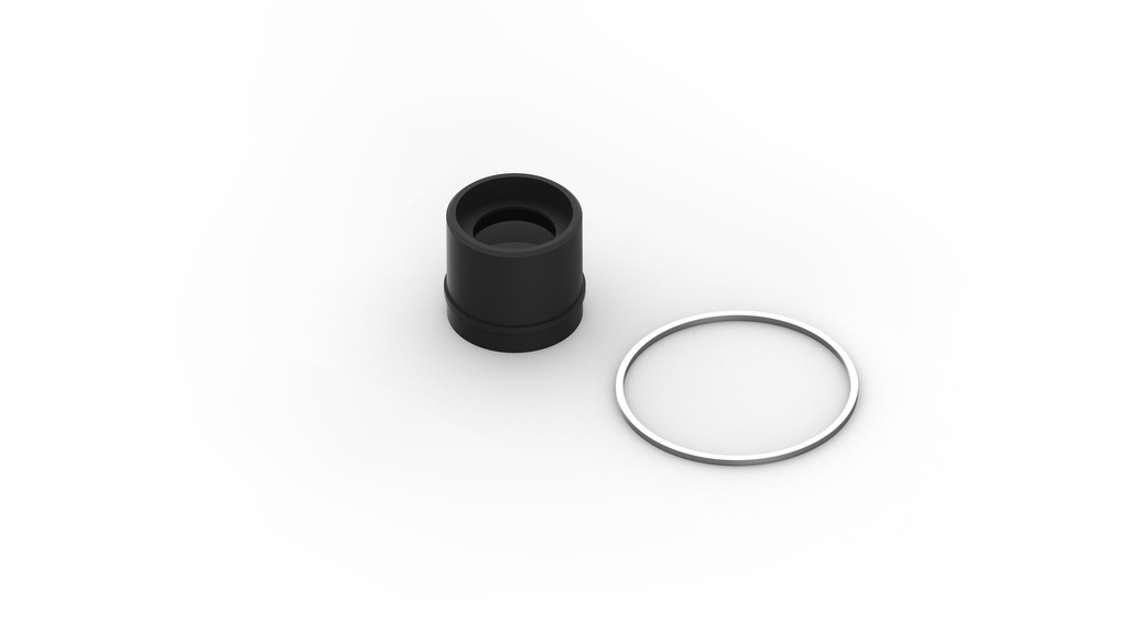 Lens Kit 63mm incl. 2,5mm spacer ring compatible with all PHOS indoor- and outdoor systems