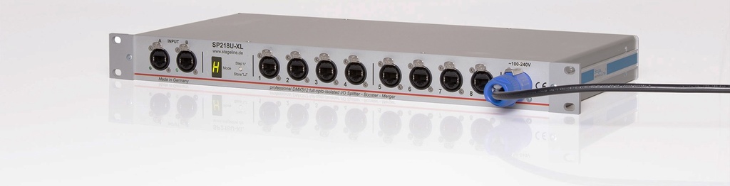 SP218U-XL- 8 way DMX512 Splitter/Booster/Merger/Retimer