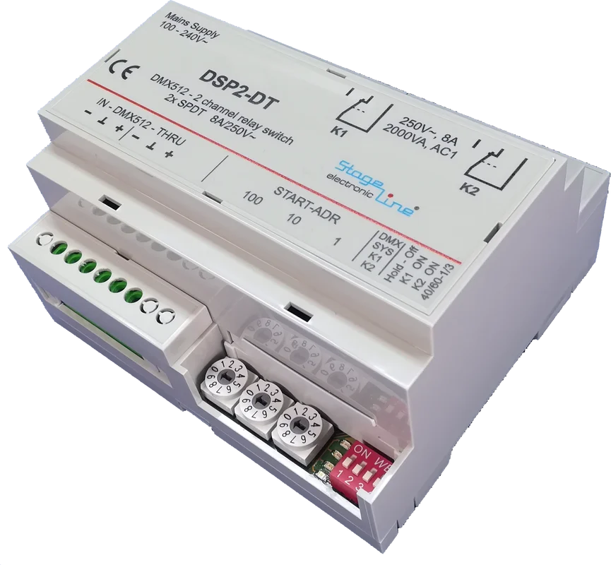 DSP2-DT: 2ch switchpack 250V/ 8A~