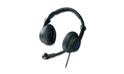 GMH D9.400D Double-ear headset,  400ohm speaker, 200ohm Mic.