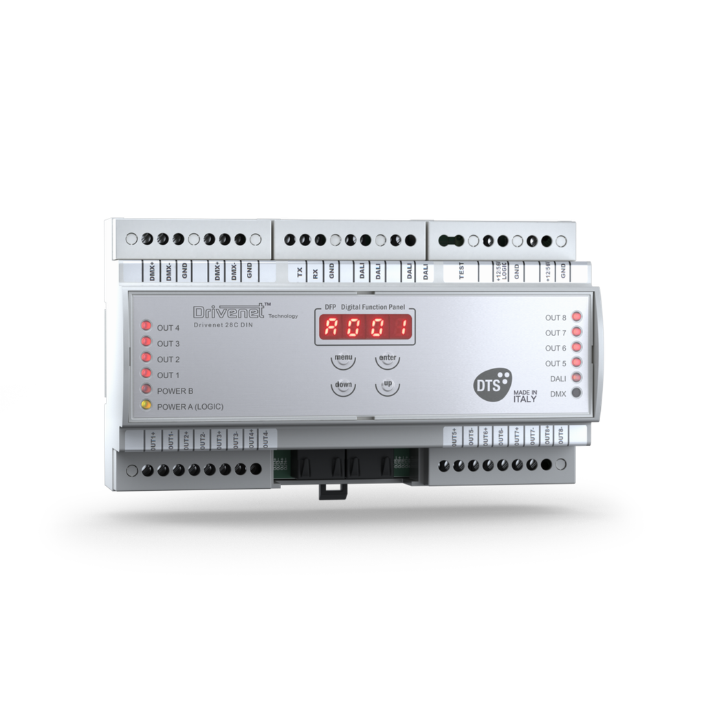 DTS - DRIVENET 28C DIN 2.0 48Vdc or 24Vdc - PSU not included