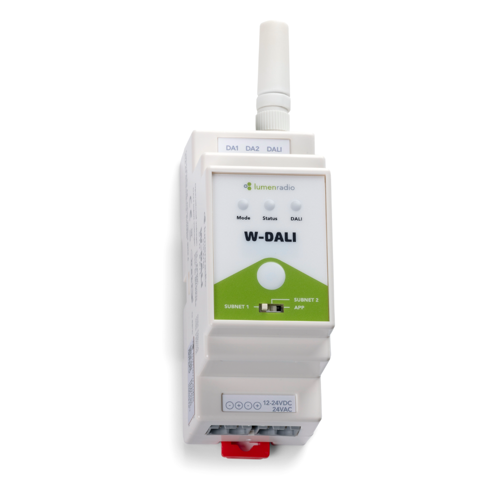 LumenRadio W-Dali DIN rail