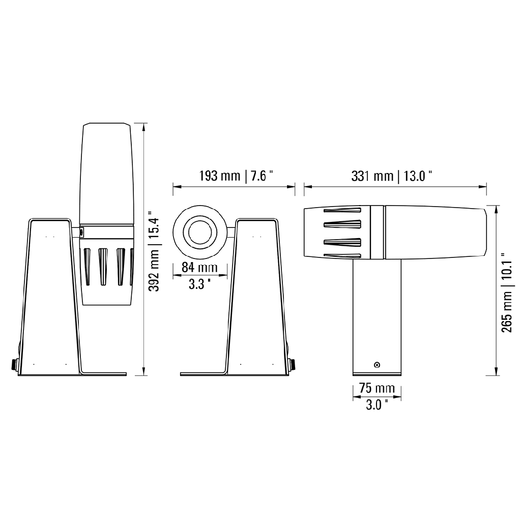 PHOS 85 outdoor Surface mount