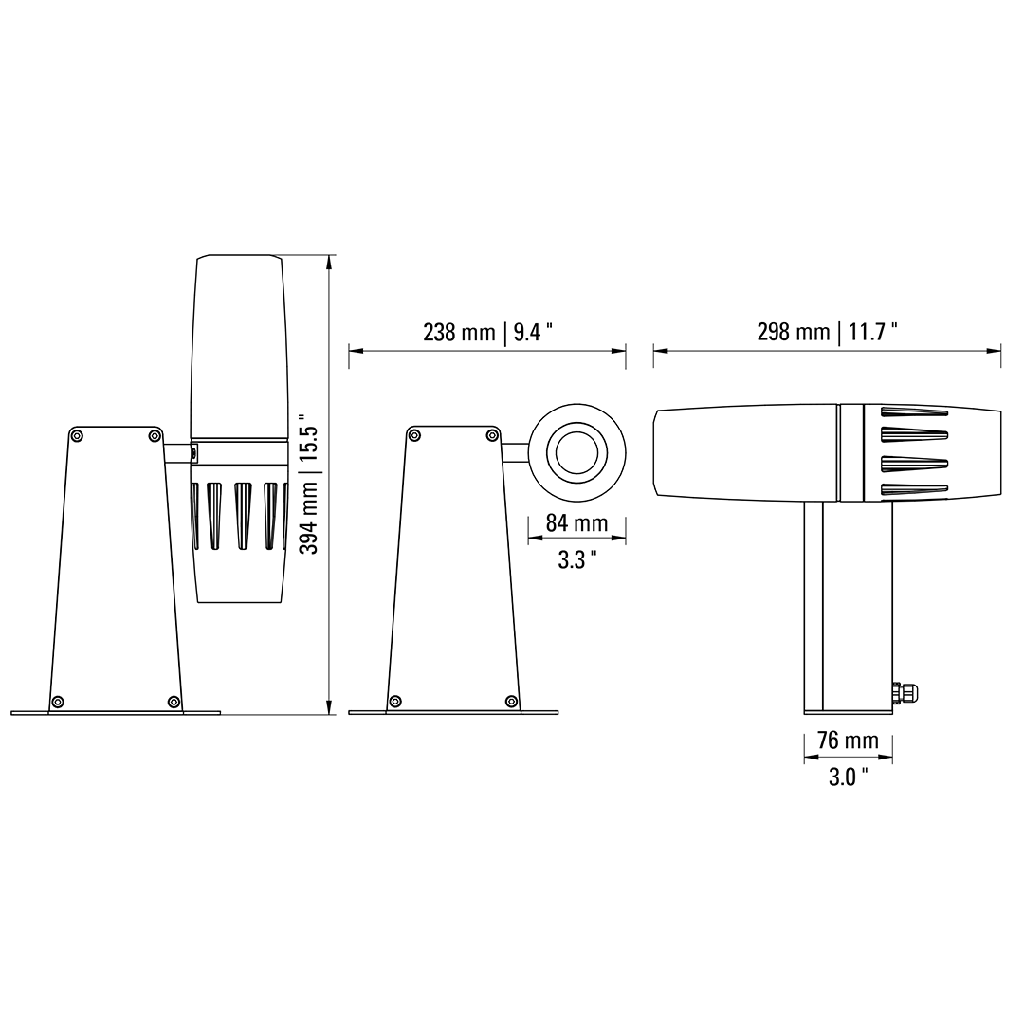 PHOS 85 outdoor pro Surface mount