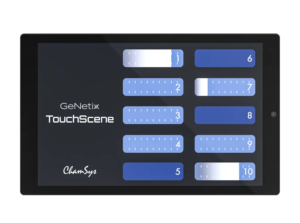 ChamSys GeNetix TouchScene Wall Plate