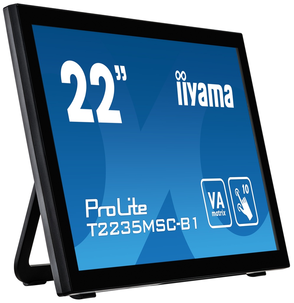 21.5" Touch screen iiyama 1920x1080 12ms, Cap Touch USB