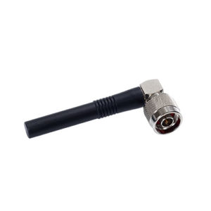 2 dBi Black 90° angled antenna, N-male connector