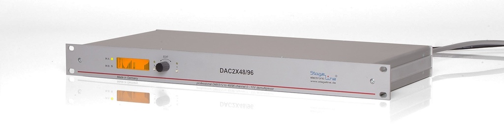 DAC2X48 DMX512 analog demultiplexer, 48 channels