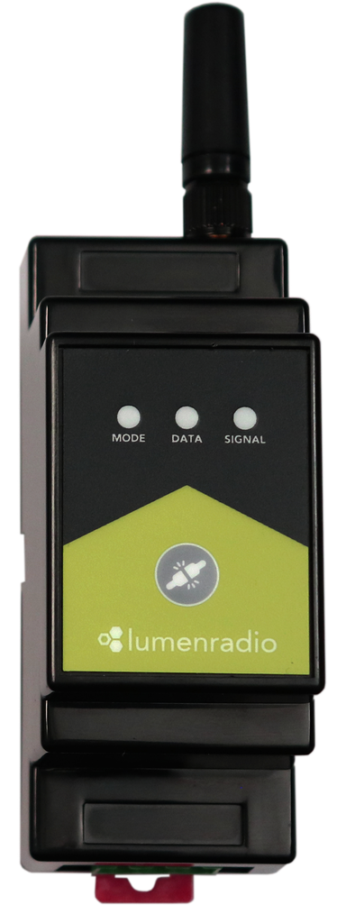 LumenRadio Galileo TX DIN-rail transmitter