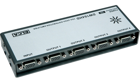 ELCA DW104HD VGA-UXGA distribution Amplifier 1 in - 4 out