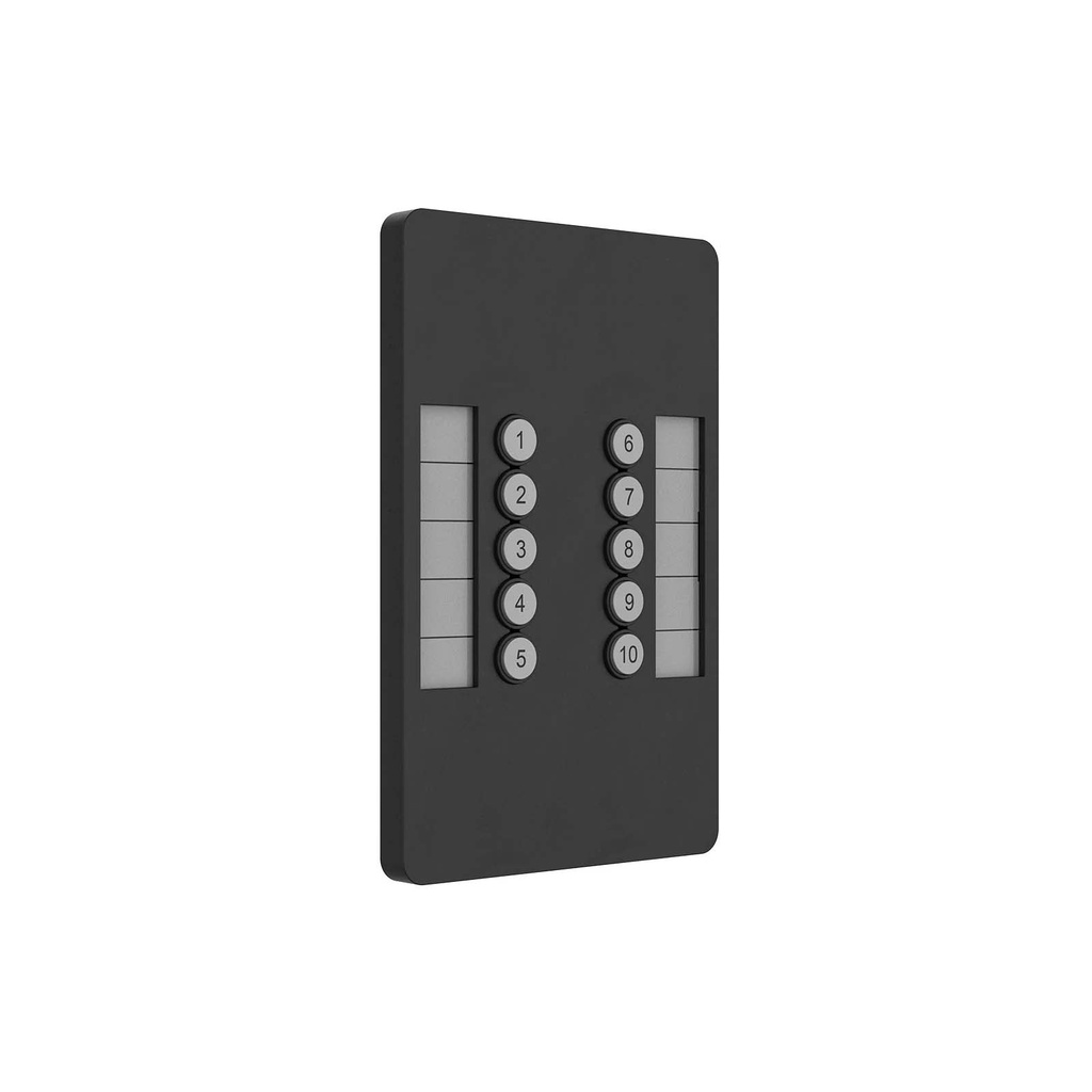 SnakeSys 10Scene Wall Plate (Dual Pack) EU, incl. Front in b/w 