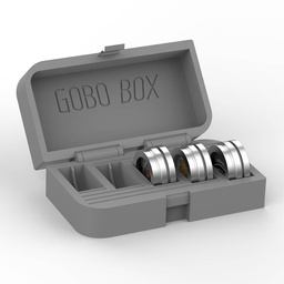 [0011] 5-Gobo Box PHOS 15 safe and dust-free transport / storage of the gobos