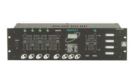 DM4100P Light conrtroller 4 channels multifunction lighting desk 5 amps/chan.