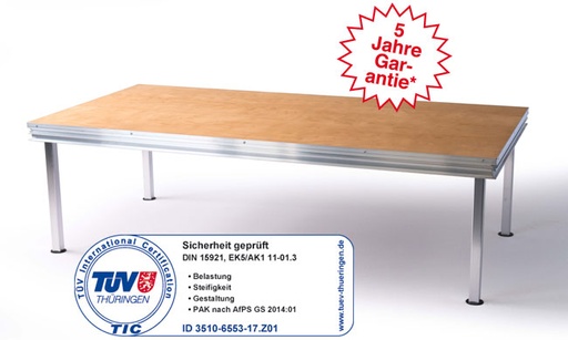 Plug-in-foot platform Alu-Rapid 100x50cm