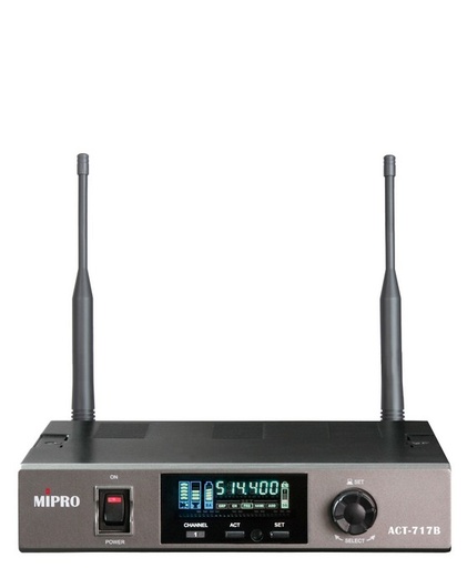 MiPro ACT 717-B Narrowband Dual-Channel True Diversity Receiver - Demo